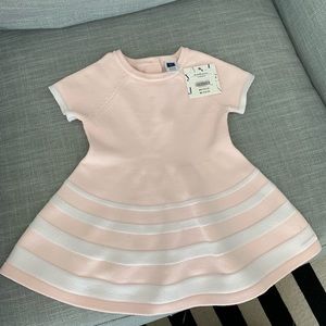 Janie and Jack pink knit dress